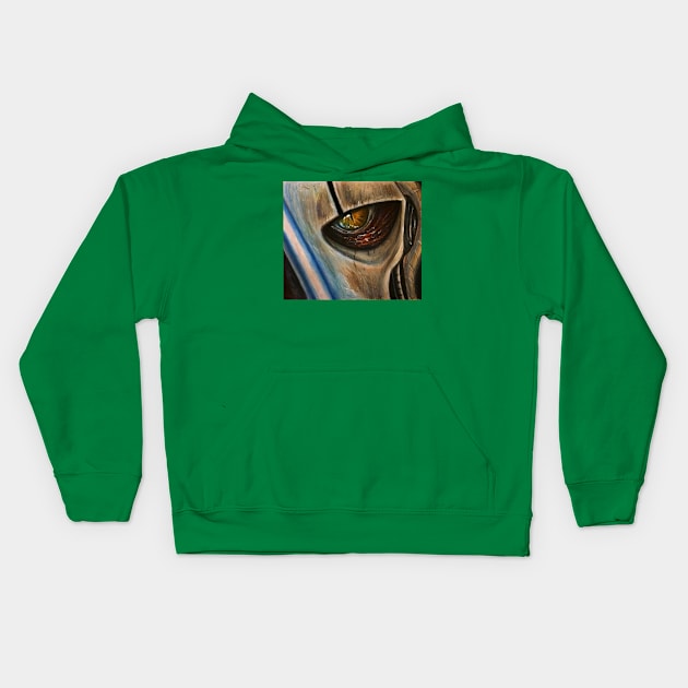 The Eye of General Grievous Kids Hoodie by Saquanarts